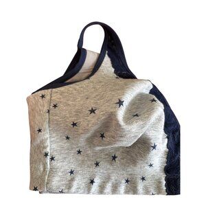 Cacique Womens Star Pattern Lace Trim Front Closure Full Coverage Wire Free 42F